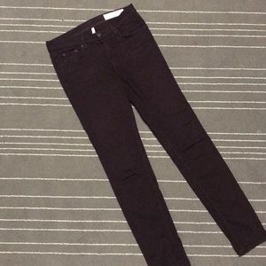 Rag & bone wine skinny jeans 27